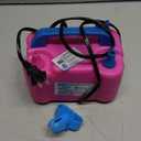 Balloon Pump Electric,110V 600W Balloon Blower Inflator Dual Nozzle Air Pump Balloons Inflator for Decoration, Party, Sport,Gifts:2 Balloon Tying Tools (Rose Red)