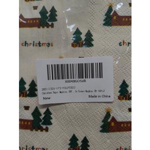 80Pcs Christmas Cocktail Napkins Watercolor Nutcracker Disposable Paper Napkins Beverage Napkins for Xmas Party Tableware Supplies