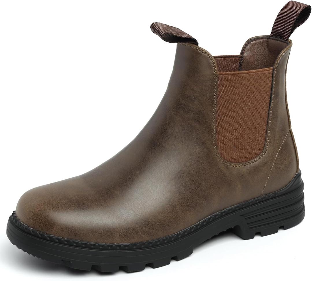 Cestfini Outdoor Chelsea Hiking Boots For Women (9, Brown)