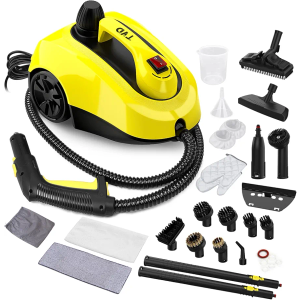 TVD Steam Cleaner, Heavy Duty Canister Steamer with 26 Accessories, Steam Mop with 5M Extra-Long Power Cord for Home Floor Cleaning, Grout,Car Detailing,Upholstery