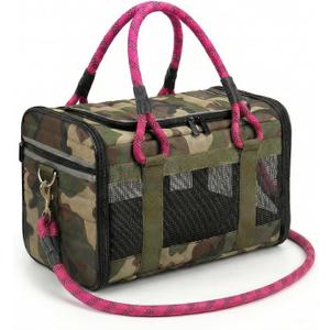 Soft-Sided Dog & Cat Carrier | for Car Rides, Vet Visits, Errands & Daily Outings | Fits Small Dogs & Cats Up to 15 lbs | 18" L x 11.5" H | Yorkies, Chihuahuas & More