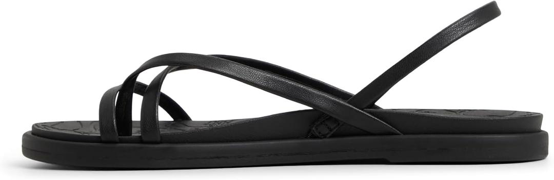 Roxy Women's Bellagio Flat Sandal, Black, 9