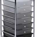 Honey-Can-Do 10 Drawer Cart, Shaded CRT-05255 Assorted