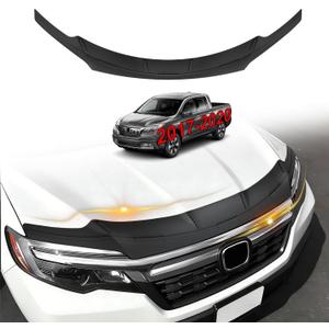 TripleAliners Hood Deflector Protector Compatible with 2020 2019 2018 2017 Honda Ridgeline Accessories Hood Protector TPE Bug Deflector Shield Replacement