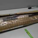 UNISHADES Cordless Bamboo Roman Shades for Windows, Blinds Size (46.5" W 48" H) Colour (Highfield Teak)