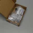 Asidrama 6 Pack Matte Black Kitchen Cabinet Knobs Drawer Cabinet Hardware Zinc Knobs for Dresser Drawers (Single Hole Knob)