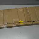 VEVOR 1.2" Rise Cuttable Threshold Ramp for Doorways, 35.4" Wide Natural Rubber Wheelchair Ramp, Non-Slip Solid Rubber Ramp with Double-Sided Tape for Doorways, Driveways, Bathroom, Smooth Tile