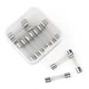 2 x 520mm 1A Fast-Blow Glass Fuse 250V 1 Amp Fuse F1AL250V 20PCS Automotive Fuses Assortment Kit Cartridge Fuse