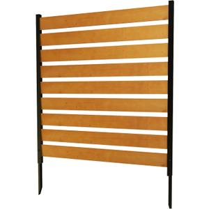 Privacy Fence Panels Screen - Air Conditioner Trash Can Screen Wood Metal for AC Unite Garbage Bin Pool Equipment Enclosure Garden Yard Decorative Outdoor (44X44 Horizontal)