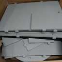 SpaceAid 4 Tier Rotating Bookshelf Tower, Spinning Bookcase Lazy Susan, Revolving 360 Book Shelf Storage Round Carousel, Vertical Rotate Turning Spiral Corner Organizer, Gray