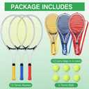 12 Pcs Tennis Rackets for Adult Recreational 12 Players 27'' Tennis Racket Set with 6 Balls Lightweight Tennis Rackets Bulk for Women Men Tennis Training and Beginner with Overgrip and Bag, about 27"