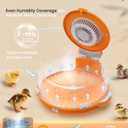 15 Egg Incubator with Side Water Refill, Auto Humidity Control, Automatic Egg Turner, Adjustable Temperature, Egg Candler, 2 Trays for Chicken, Duck, Quail & Goose Eggs