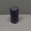 FLIPPED 100% Natural Cotton Macrame Cord,5mm x110 Yards Macrame Cords Colored Cotton Macrame Rope Craft Cord for DIY Crafts Knitting Plant Hangers Christmas Wedding DcorDark Blue