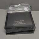 Lavezee 9x11 Black Picture Frame Set of 10, Bulk Collage Frames for Photos 8x10 with Mat or 9x11 without Mat, Table Top and Wall Mounting Decor