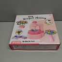 PIGETALE Fabric Flower Bouquets Toys for Girls 3 4 5 6 7 8 9 10 Years Old, DIY Arts & Crafts Kit for Kids Ages 4-8, Educational Preschool Learning Gardening Toys for Toddlers Christmas Birthday Gifts