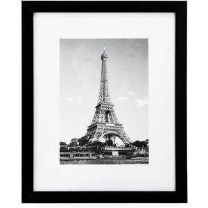 Aspire Photo Frame, Black Picture Frames, Tabletop and Wall Hanging Decor, Black, 1 Pack-12X18