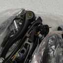 Complete V Bike Brake Set, Front and Rear Bike MTB Brake, Inner and Outer Calipers Cables Lever Kit with Calipers Levers Cables Multi-Tool Wrenches (Black)