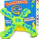 Boomerangs for Kids: Best Soft Flying Beach Toys for Kids - Cool Birthday Gifts for Boys & Girls - Sports Beach Games & Pool Toys - Outdoor Games & Fun for Boys Ages 8-12 & 4 5 6 7 8 9 10 11 12 13 14 (Green)