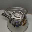 All-Clad Specialty Stainless Steel Tea Kettle 2 Quart Induction Pots and Pans, Cookware Silver