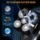 Head Shaver for Bald Men | Wet & Dry Electric Shaver with 5D Floating Head & Magnetic Blades | Rechargeable Razor with LED Display & 3-Second Safety Lock