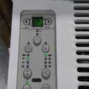 Amazon Basics 6000-BTU Window Air Conditioner, Up to 250 Sqf, Window AC Units with Cool and Fan Functions, Washable Filter, Adjustable Window Kit, Digital Temperature Display, Remote Control, White