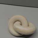 Rool Coffee Table Decor Book Shelf Decor Accents Home Decor Console Table Decorative Items Living Room Wood Knot Decor Chain Link Decorations Beige