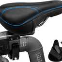 X WING Bike Seat Cover Padded Memory Foam fits Peloton, Peloton Bike+, City, Road & Mountain, Bike Seat Cushion Comfort for Men and Women, Bicycle Seat Cover with Cross-Stitch Velcro Straps