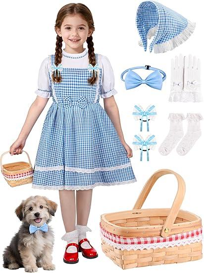 Halloween Costumes for Girls, Storybook Book Character Costumes for Girls Kids, Teen Girl Kids Halloween Costumes L 6-9Y