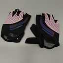 Kids Cycling Gloves for Boys Girls Half Finger Breathable Non-Slip Bike Gloves with Padded for Balance Bike Mountain BMX Scooter Outdoor Sports
