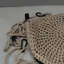 Hand-Knitting Toddler Swing, Swing Seat for Kids with Adjustable Ropes, Little tikes Swings Set, for Outdoor Indoor, Playground, Backyard (Light Brown)