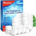 Vacplus Toilet Bowl Cleaner Tablets 30 PACK, Automatic Toilet Bowl Cleaners with Bleach for Deodorizing and Descaling, Bathroom Cleaner Against Tough Stains