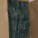 Hananona 50 Pcs Artificial Pine Branches Christmas Greenery Plants Pine Needles DIY Cedar Picks and Sprays Accessories for Christmas Garland Wreath Craft and Home Decor (50, Green)