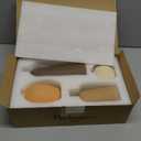 Ceramic Neutral Vase Set for Farmhouse Home Decor, Rustic Decorative Vases for Boho Living Room Centerpieces, Entryway Decorations, Coffee Table, Bookshelf, Fireplace Mantel, Set of 4