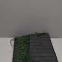 XLX TURF 13" x 36" Shaggy Fake Grass Table Runner for Hawaiian Party Summer Decor, Fireproof Green Thatch Palm for Wedding, Jungle Safari Wild One Birthday, Baby Shower