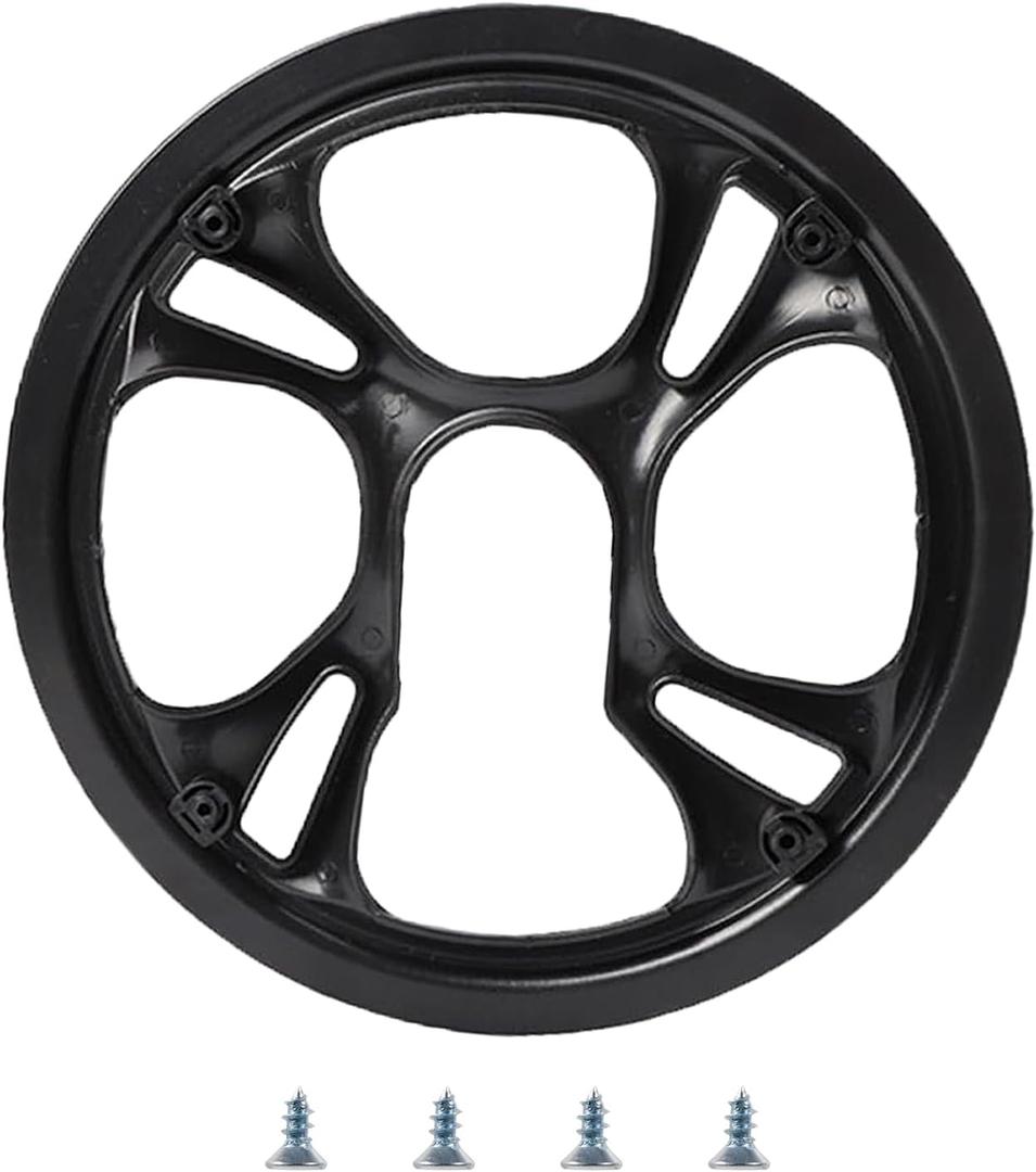 Bike Chain Guard Protector, 4 Holes 48 Teeth Bicycle Chain Guard for Bicycles, Mountain Bikes,City Road Bikes (1PCS)