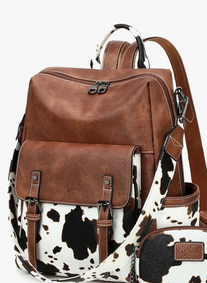 Backpack Purse for Women PU Leather Back Packs Designer Ladies Shoulder Bag Fashion Faux Work Travel Handbags