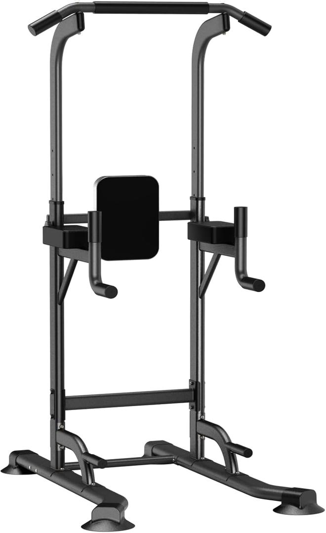 K KiNGKANG Adjustable Power Tower for Home Gym - Multifunctional Pull-Up & Dip Station for Strength Training