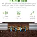2PCS 9x3x1ft Galvanized Raised Garden Bed Kit,Metal Planter Box for Vegetables,Flowers,Herbs Durable Rust-Resistant Patio Gardening Beds,Silver