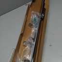 Ivilon Window Curtain Rod Decorative End Cap Design, 1 Inch Rod, 48 to 86 Inch. Chrome