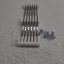 Goo-Ki Low Profile Satin Nickel Cabinet Pulls, Double Hole Centers (6.3''/7.6'') Zinc Alloy Handle for Drawer Cupboard Wardrobe,6 Packed