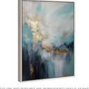 Realm Canvas Timeless Abstract Wall Art, Silver Frame, 16" x 24", 25"L x 17"W