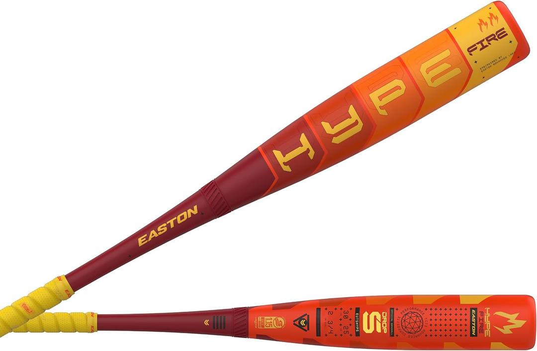Easton | 2025 | Hype FIRE Baseball Bat | USSSA | -5 Drop | 2 3/ 4' Barrel | 30 inch