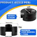 Jack Pad for Porsche 911 964 991 993 996 Turbo 997 Cayman Boxster Rubber Jack Stand Pucks Adapter Lifting Car 2 Pack