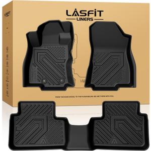 LASFIT Floor Mats for Subaru Forester 2026 2025 (Only Fit Gas & 2026 Wilderness), All Weather TPE Custom Fit Floor Liners for Forester 2025-2026 Base/Premium/Sport/Limited/Touring Car Mats