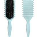 Blue Curl Defining Brush for Curly Hair Detangling & Styling Brush for Women & Men, Defines 2A to 4C Curls, Reduces Frizz, Perfect for Wet & Dry Hair (Blue)