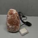 Needs&Gifts Himalayan Salt Lamp with Dimmer Cord and 2 Bulbs, Natural Crystal Rock Lamp for Relaxing Warm Light, Handcrafted from Himalayan Pink Salt (7-11LB)