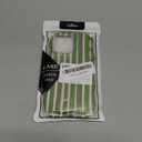 for iPhone 16 Pro Max Case Striped Cute Aesthetic Stylish Trendy Wave Protective Phone Case Durable Shockproof-Green