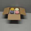 GLATABAM 16 OZ 4Pack, Overnight Oats Jars with Lids, Glass Meal Prep Containers, Airtight Mason Jars for Breakfast, Yogurt Parfait, Salad & Smoothies, Leakproof and Reusable Food Storage Jars(4-2)