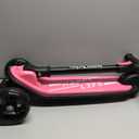 Besrey Kick Scooter for Kids Ages 3-10, 3-Wheel Folding Scooter with Adjustable Height, LED Light Wheels, Extra Wide Deck for Outdoor Activities