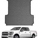 Mixsuper Bed Mat for Ford F-150 2015-2025 Only for 5.5 Ft Bed All Weather Cargo Bed Liner for F150 Accessories Black